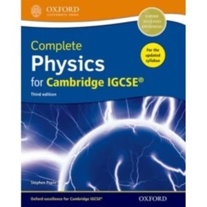 Complete Physics for Cambridge IGCSE (R) Student book by Stephen Pople (Mixed media product, 2017)