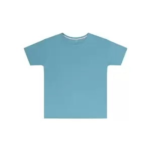 SG Childrens Kids Perfect Print Tee (Pack of 2) (5-6 Years) (Sky Blue)