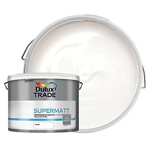 Dulux Trade Supermatt Emulsion Paint - White 10L