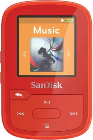 SanDisk Clip Sport Plus MP3 Player 32GB Red