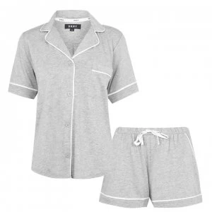 DKNY Signature Short Pyjama Set - Grey Heathr 030