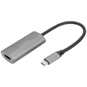 Digitus USB-C screen cable USB 3.2 1st Gen (USB 3.0 / USB 3.1 1st Gen) USB-C , HDMI-A socket 0.2 m Grey DA-70822
