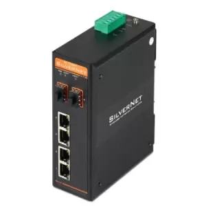 SilverNet SIL 73204P network switch Unmanaged L2 Gigabit Ethernet...