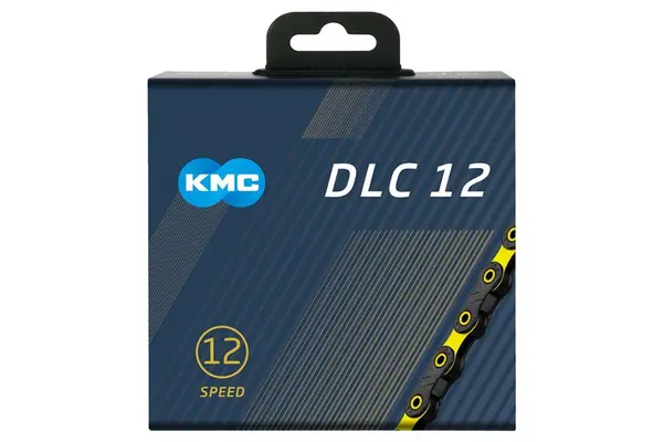 KMC 11 Speed Diamond Like Coating Chain in Black and Yellow 118L