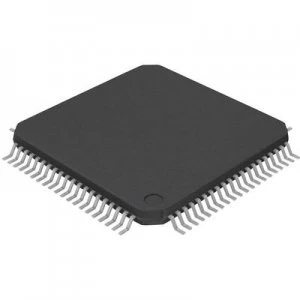 Embedded microcontroller dsPIC33FJ64GS608 IPT TQFP 80 12x12 Microchip Technology 16 Bit 40 MIPS IO number 74