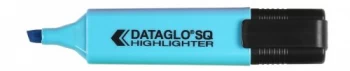 Dataglo Value Highlighter Flat Barrel Chisel Tip Blue (PK10)