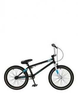 Zombie Infest Boys 20" Wheel Bmx With Giro And 1 Set Of Pegs