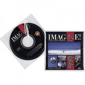 Durable CD box 1 CD/DVD/Bluray PP Transparent 10 pcs 520219