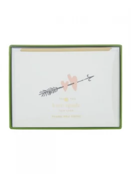 Kate Spade New York Thank You Card Note Set Two Hearts