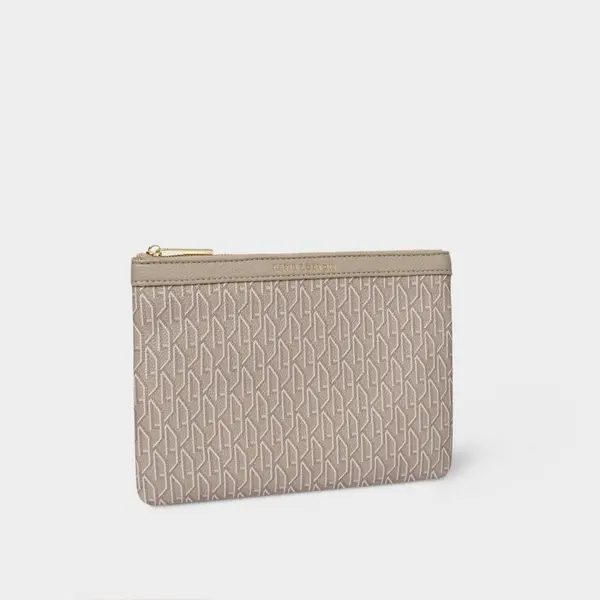 Katie Loxton Signature Pouch in Taupe KLB2737