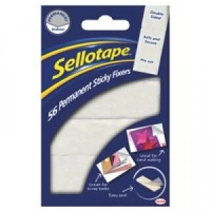 Sellotape Sticky Fixers Double Sided Foam 1445423 (56 Pads) - (Pk12)