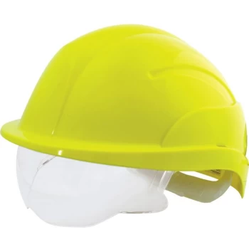 S10PLUSHVYA Vision Plus Hi-vis Yellow Helmet - Centurion
