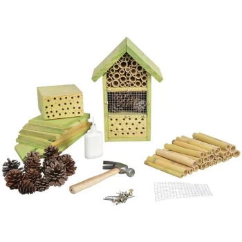 DIY Build a Bug Hotel Bee House Insect Hotel with Tools 100% FSC - Fallen Fruits
