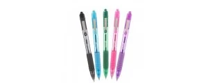 Zebra Z-Grip Smooth Retractable Ballpoint Pen Assorted Colour PK5