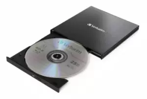Verbatim 43889 optical disc drive Bluray RW Black