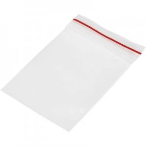 Grip seal bag wo write on panel W x H 40 mm x 60 mm Transparent Polyethylen
