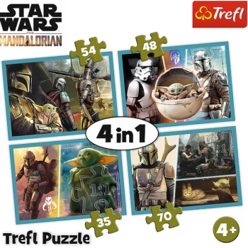 4 in 1 Star Wars Jigsaw Puzzle - 207 Pieces