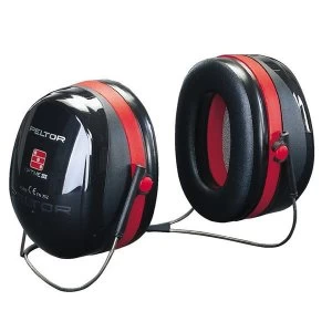 3M PELTOR Optime III H540B Neckband Ear Defender Headset SNR35 Black Red