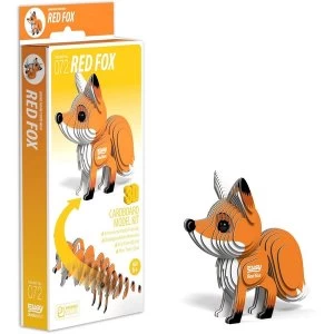EUGY Red Fox 3D Craft Kit