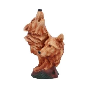 Natural Call Howling Wolf Bust