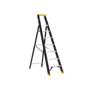 DEWALT Ladders Professional Single Stepladder, 1.50m 6 Rungs