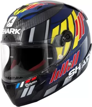 Shark Race-R Pro Carbon Replica Zarco Speedblock Helmet, red-blue, Size XS, red-blue, Size XS