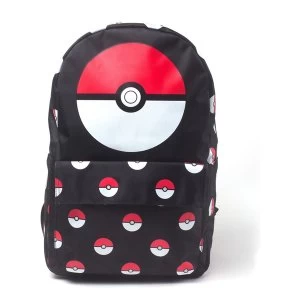 Pokemon - Pokeball All-Over Print Backpack - Multi-Colour
