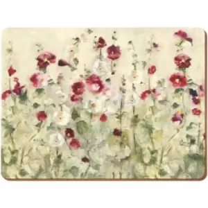 Creative Tops Wild Field Poppies Placemats Set of 6, Canvas, Floral