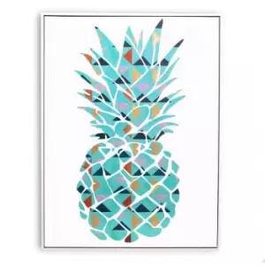 Pn Home - Abstract Wall Art Hand Finished Framed Canvas Print Home Decoration Piece a Fractured Fruit Framed Print