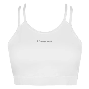 LA Gear Crop Bra Ladies - White