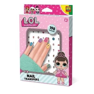 LOL surprise - Childrens Nail Transfers Set 6-12 Years (Multi-colour)