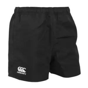 Canterbury Mens Professional Elasticated Sports Shorts (XL) (Black)