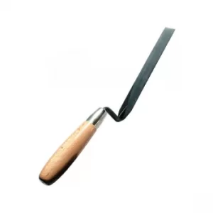 CK Tools T5073 75 Finger Trowel Flat Carbon Steel Wood Handle 19x175mm
