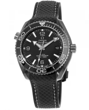 Omega Seamaster Planet Ocean 600M 39.5mm Black Dial Rubber Strap Mens Watch 215.92.40.20.01.001 215.92.40.20.01.001