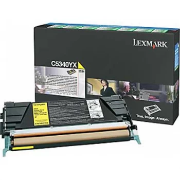 Lexmark C5340YX Yellow Laser Toner Ink Cartridge