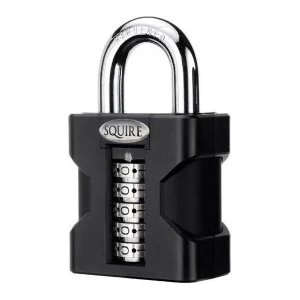 Squire SS50 Stonghold Steel Open Shackle Recodable Combination Padlocks