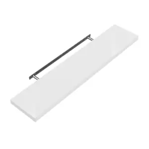 Floating Shelf High-Gloss White 70cm