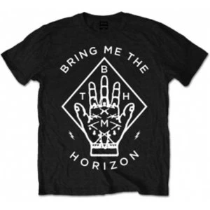 Bring Me The Horizon - Diamond Hand Mens Medium T-Shirt - Black