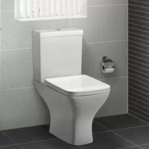 Close Coupled Short Projection Toilet with Wrap Soft Close Seat - Austin
