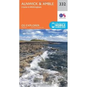 Alnwick and Amble, Craster and Whittingham by Ordnance Survey (Sheet map, folded, 2015)