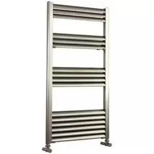 Accuro Korle Champagne 456W Electric Silver Towel Warmer (H)1000mm (W)500mm