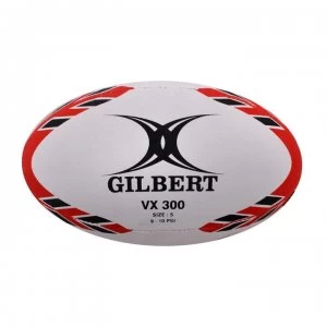 Gilbert VX 300 Rugby Ball - Red/Black