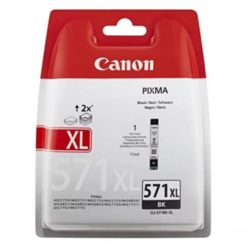Canon CLI-571XLBK High Yield Ink Cartridge - Black