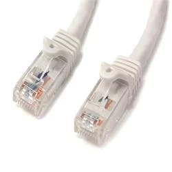 15m White Gigabit Snagless RJ45 UTP Cat6 Patch Cable - 15 m Patch Cord