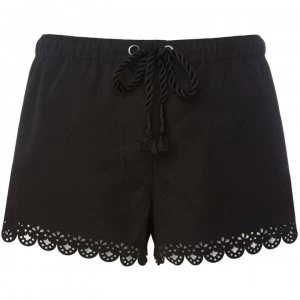 Seafolly Bella lazer cut board shorts - Black