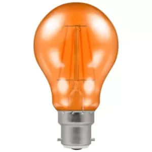 Crompton Lamps LED GLS 4.5W B22 Harlequin IP65 Orange Translucent