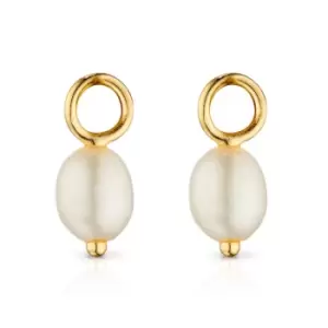 JG Signature 9ct Gold Freshwater Pearl Earring Charms