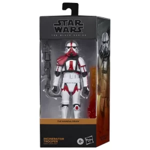 Hasbro Star Wars The Black Series Incinerator Trooper Toy 6" Scale The Mandalorian Collectible Figure