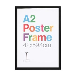 A2 - iFrame Perspex Black Poster Frame