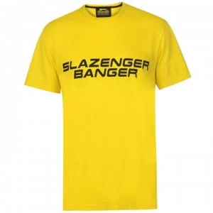 Slazenger Banger Fashion T Shirt - Yellow
